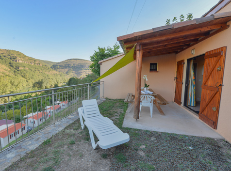terrasse maison chalet